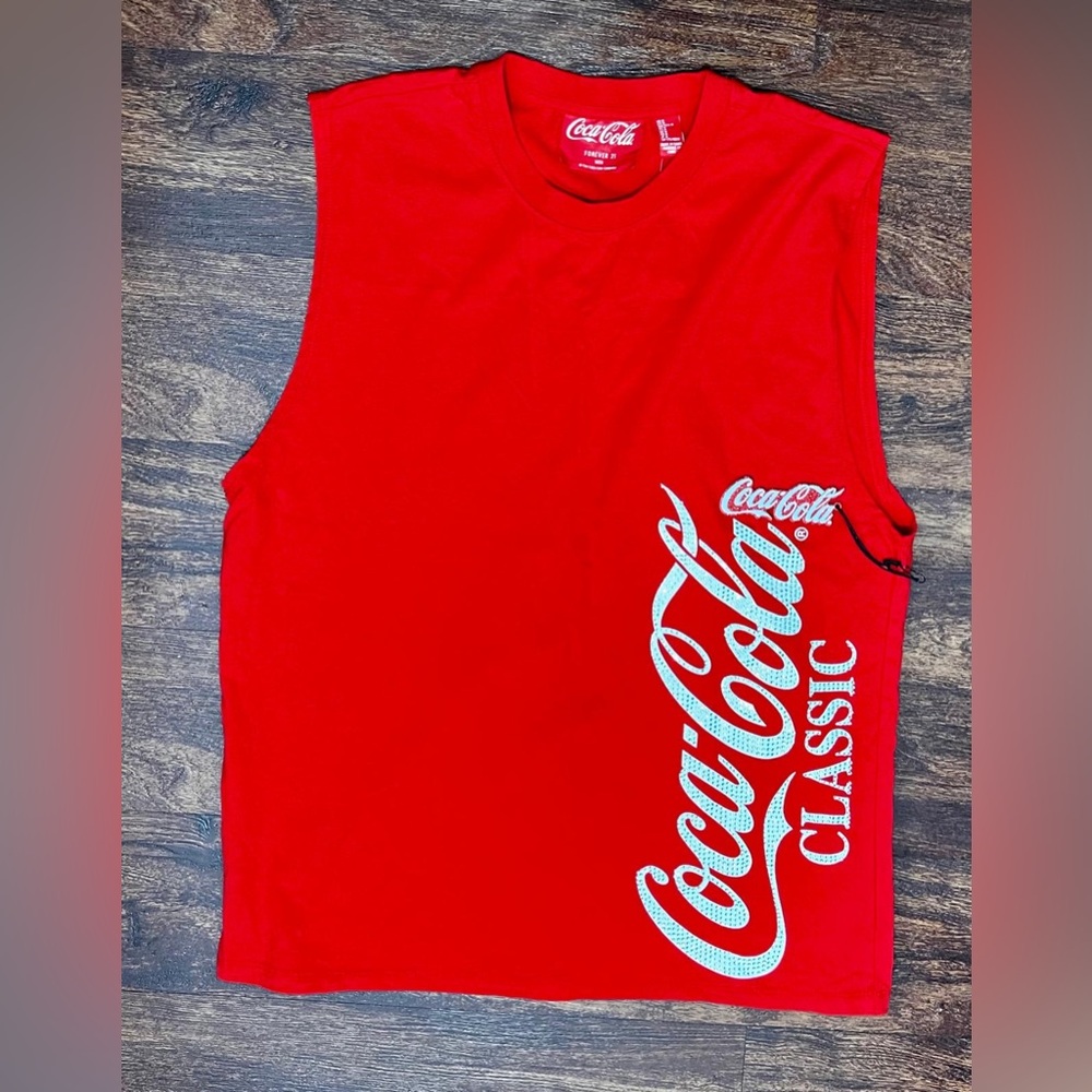 Men’s Size M Forever21 Coca-Cola Classic Logo Tank Top